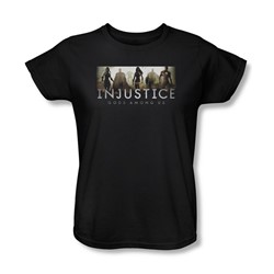 Injustice Gods Among Us - Womens Logo T-Shirt