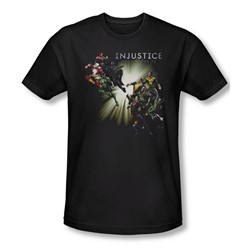 Injustice Gods Among Us - Mens Good Vs Evils Slim Fit T-Shirt