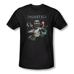 Injustice Gods Among Us - Mens Key Art Slim Fit T-Shirt