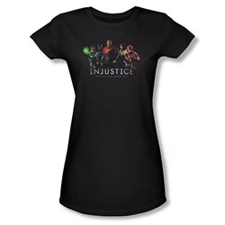 Injustice Gods Among Us - Juniors Injustice League Sheer T-Shirt