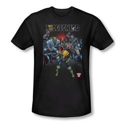 Judge Dredd - Mens Behind You Slim Fit T-Shirt