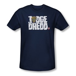 Judge Dredd - Mens Logo Slim Fit T-Shirt
