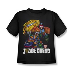 Judge Dredd - Little Boys Bike And Badge T-Shirt