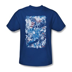Jla - Mens American Justice T-Shirt