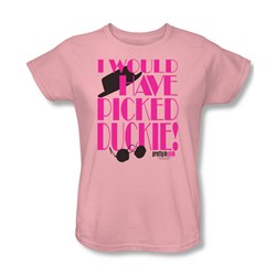 Pretty In Pink - Womens Picked Duckie T-Shirt