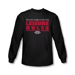 Ferris Bueller - Mens Leisure Rules Longsleeve T-Shirt