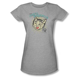 Puss N Boots - Juniors Cats Pajamas Sheer T-Shirt