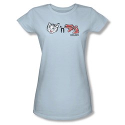 Puss N Boots - Juniors Rebus Logo Sheer T-Shirt