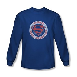 Superman - Mens Muscle Club Longsleeve T-Shirt