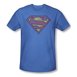 Superman - Mens Tattered Shield T-Shirt