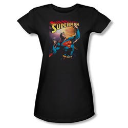 Superman - Juniors Victory Sheer T-Shirt