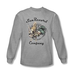 Sun - Mens Rockin Rooster Logo Longsleeve T-Shirt