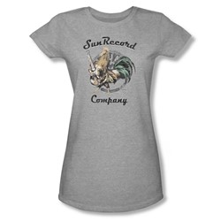 Sun - Juniors Rockin Rooster Logo Sheer T-Shirt