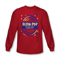 Tootsie Roll - Mens Blow Pop Rough Longsleeve T-Shirt