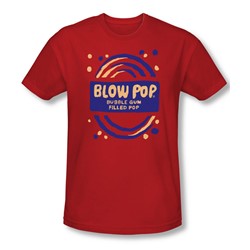 Tootsie Roll - Mens Blow Pop Rough Slim Fit T-Shirt