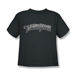 Three Stooges - Little Boys Metallic Logo T-Shirt