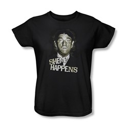 Three Stooges - Womens Shemp Happens T-Shirt