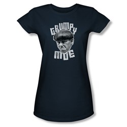 Three Stooges - Juniors Grumpy Moe Sheer T-Shirt