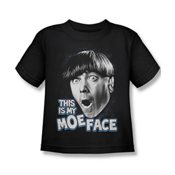 Three Stooges - Little Boys Moe Face T-Shirt