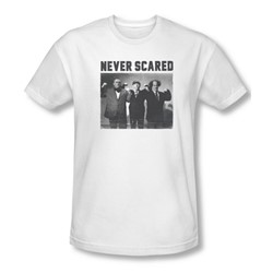 Three Stooges - Mens Never Scared Slim Fit T-Shirt