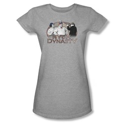 Three Stooges - Juniors Nyuk Dynasty Sheer T-Shirt