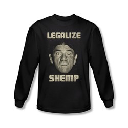 Three Stooges - Mens Legalize Shemp Longsleeve T-Shirt