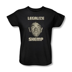 Three Stooges - Womens Legalize Shemp T-Shirt