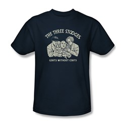Three Stooges - Mens Without Cents T-Shirt