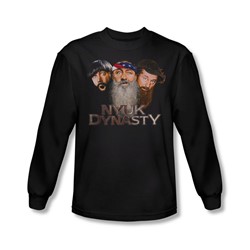 Three Stooges - Mens Nyuk Dynasty 2 Longsleeve T-Shirt