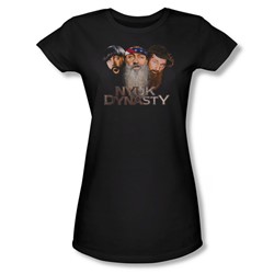 Three Stooges - Juniors Nyuk Dynasty 2 Sheer T-Shirt