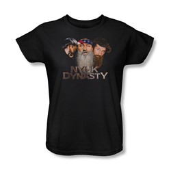 Three Stooges - Womens Nyuk Dynasty 2 T-Shirt