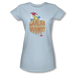 Woody Woodpecker - Juniors Guess Who Sheer T-Shirt