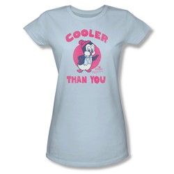 Chilly Willy - Juniors Cooler Than You Sheer T-Shirt