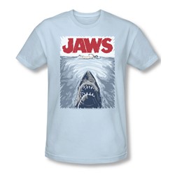 Jaws - Mens Graphic Poster Slim Fit T-Shirt