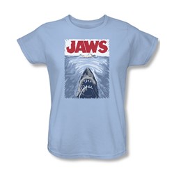 Jaws - Womens Graphic Poster T-Shirt