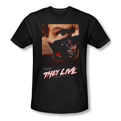 They Live - Mens Poster Slim Fit T-Shirt