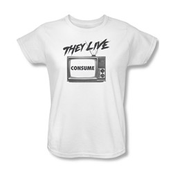 They Live - Womens Consume T-Shirt