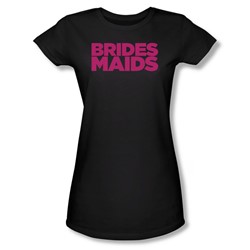Bridesmaids - Juniors Logo Sheer T-Shirt