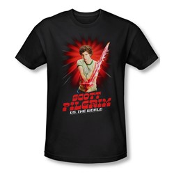 Scott Pilgrim - Mens Super Sword Slim Fit T-Shirt