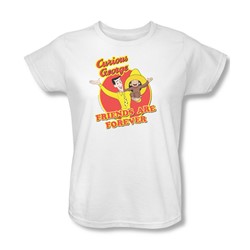 Curious George - Womens Friends T-Shirt