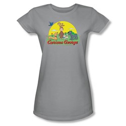 Curious George - Juniors Sunny Friends Sheer T-Shirt
