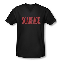 Scarface - Mens Logo V-Neck T-Shirt