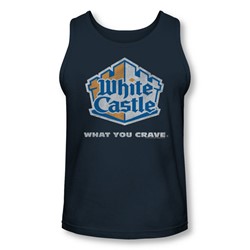 White Castle - Mens Distressed Logo Tank-Top