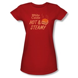 White Castle - Juniors Hot & Steamy Sheer T-Shirt