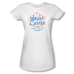 White Castle - Juniors Lets Eat Sheer T-Shirt