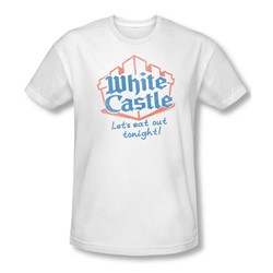 White Castle - Mens Lets Eat Slim Fit T-Shirt