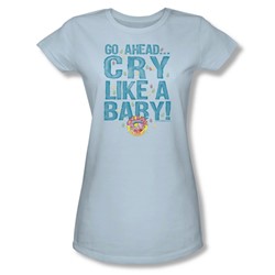 Dubble Bubble - Juniors Cry Like A Baby Sheer T-Shirt