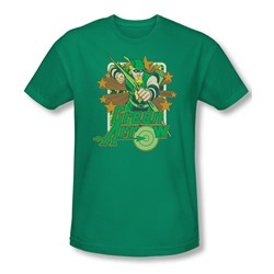 Dc - Mens Green Arrow Stars Slim Fit T-Shirt