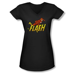Dc - Juniors 8 Bit Flash V-Neck T-Shirt