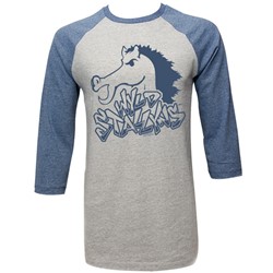 Bill And Ted - Mens Blue Stallion Raglan T-Shirt